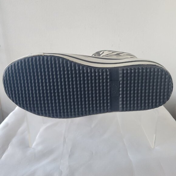 NWT - Elvetik Zebra Stripes Rubber Lace-up Boots Swiss Design (US Size 5) - Picture 10 of 14